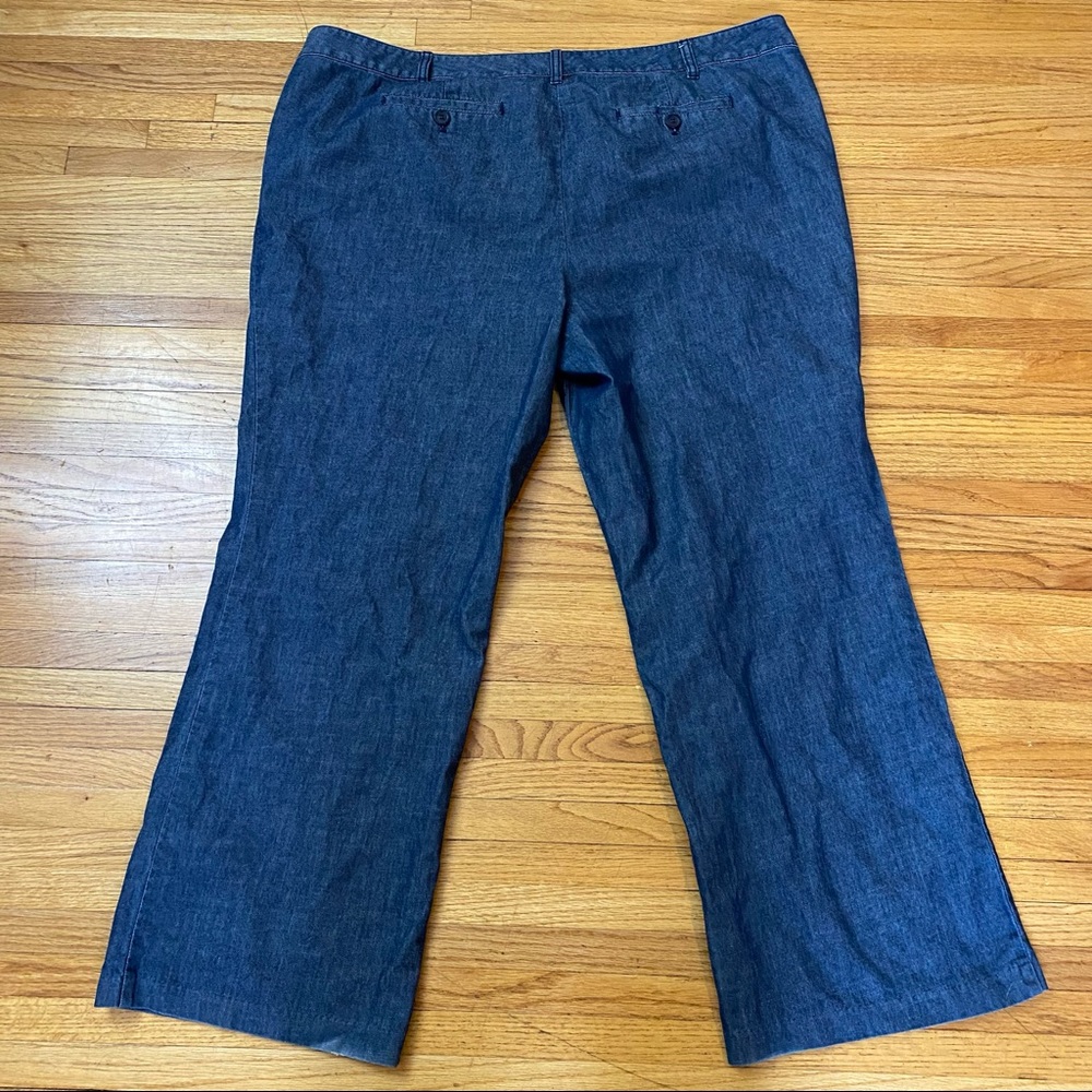 Michael Kors Size 24 Plus Size Jeans Wide Leg Baggy  Denim